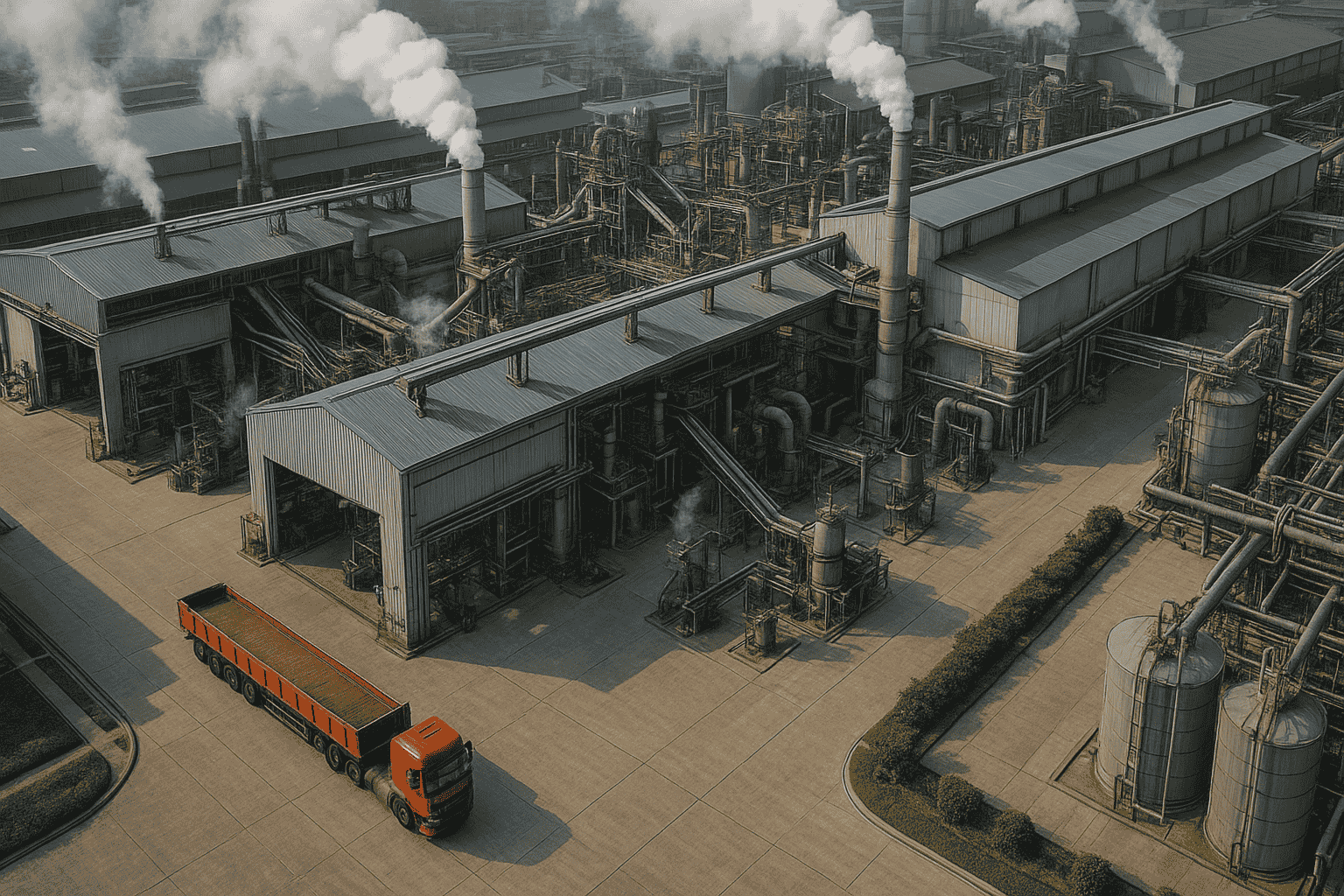 Industrial Factory Building